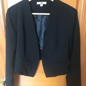 YA Los Angeles Cropped Black Blazer, Size L